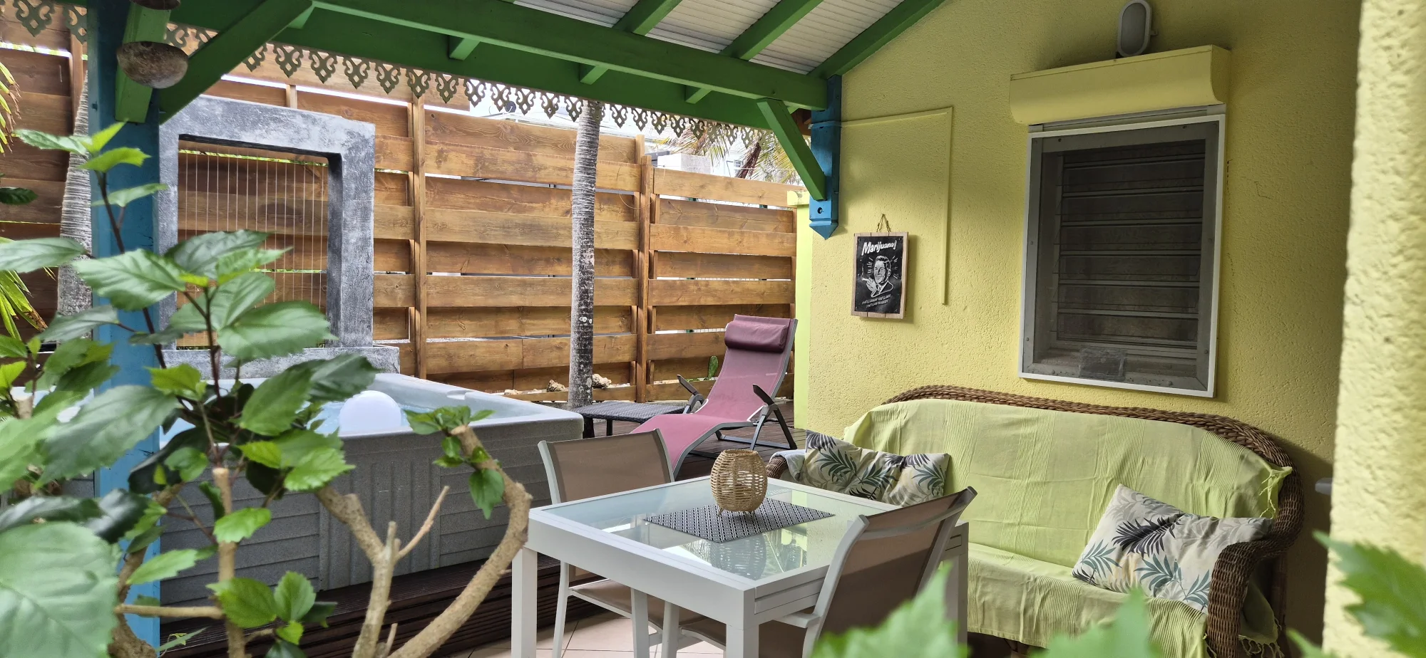 Bungalow Le Flibustier - Location de gites pour 2 personnes à Sainte-Anne (Guadeloupe)